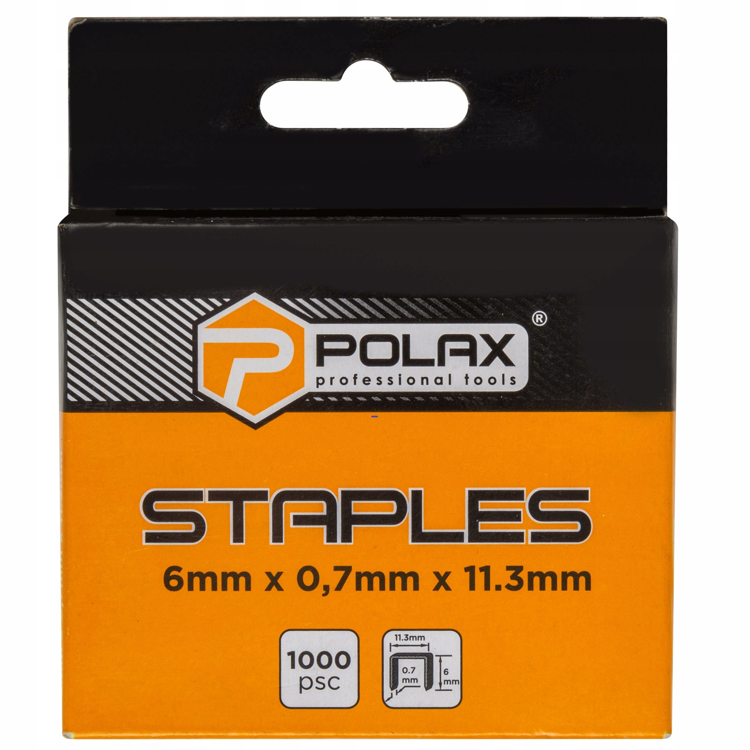 Zszywki typ 53 (530/A) rozmiar 6mm POLAX - TAPICERSKIE ZSZYWKI TAKER Marka Polax