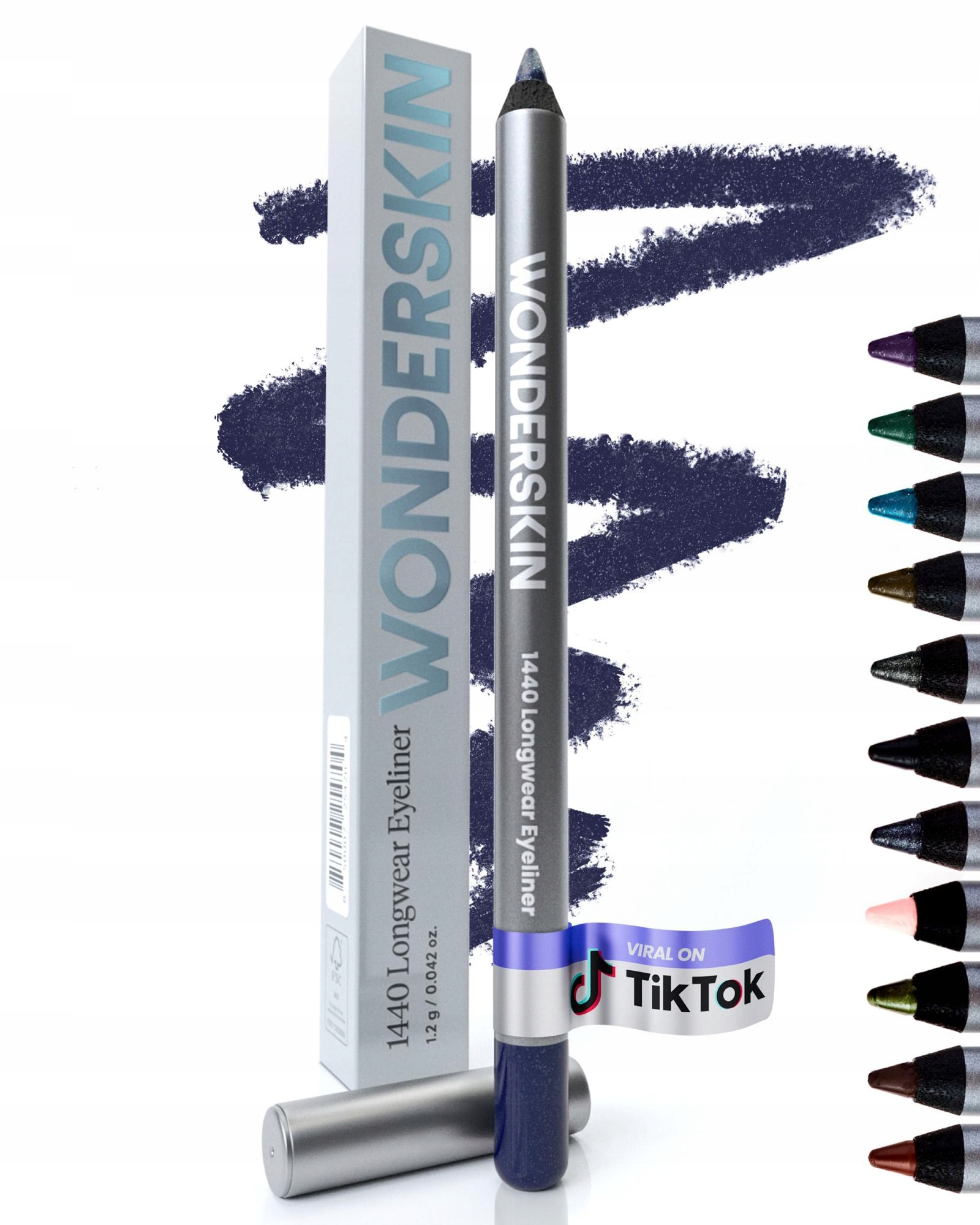 Wonderskin 1440 Longwear Eyeliner Borůvka 1,2 G Makeup Modrý