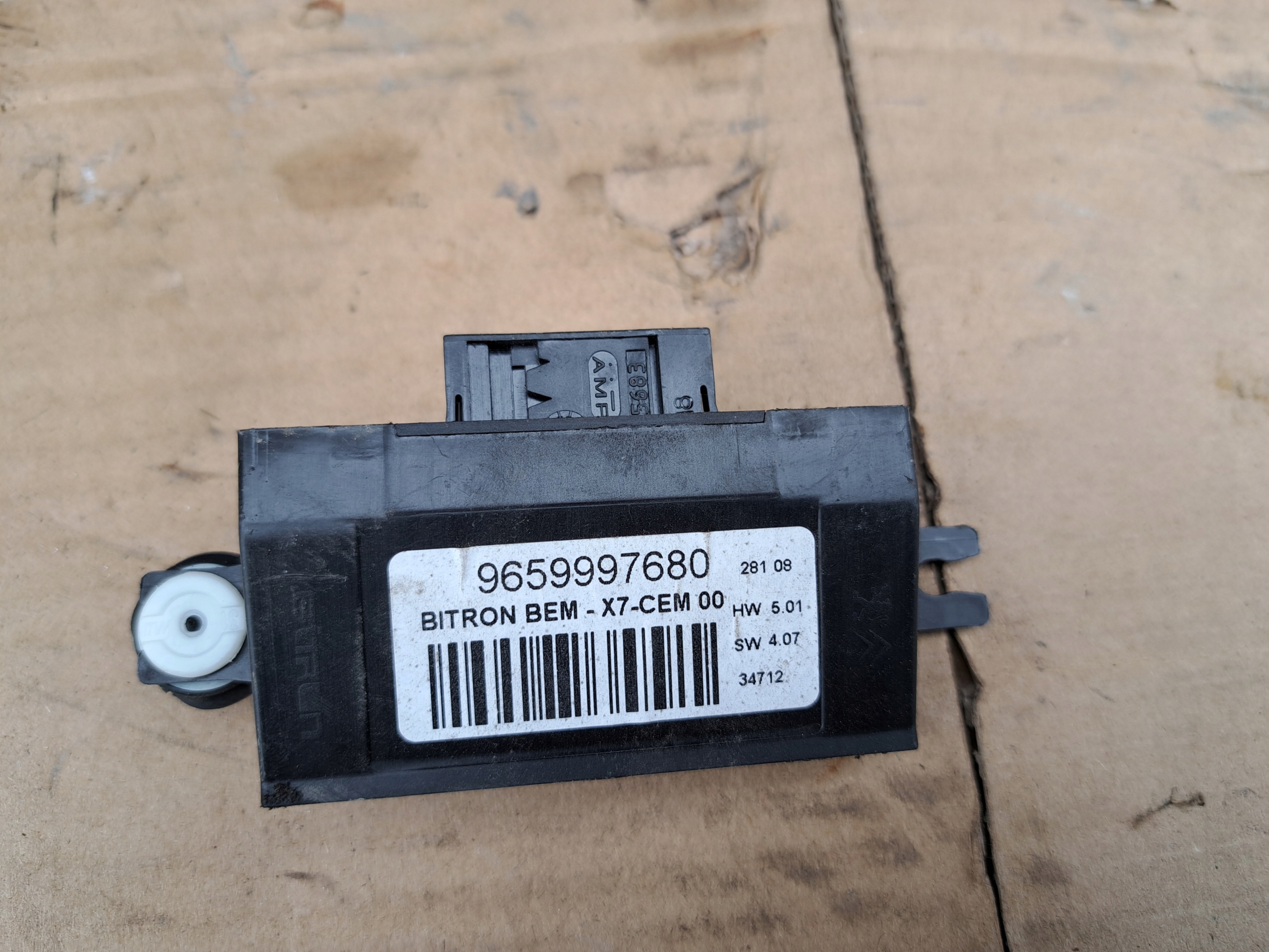 Moduł sterownik drzwi Citroen c5 iii x7 9659997680