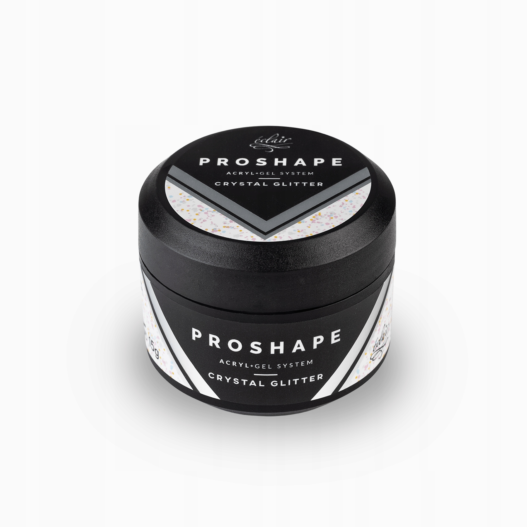 Eclair Nails Crystal Glitter ProShape Acryl+Gel 50 g akrylový gel na nehty