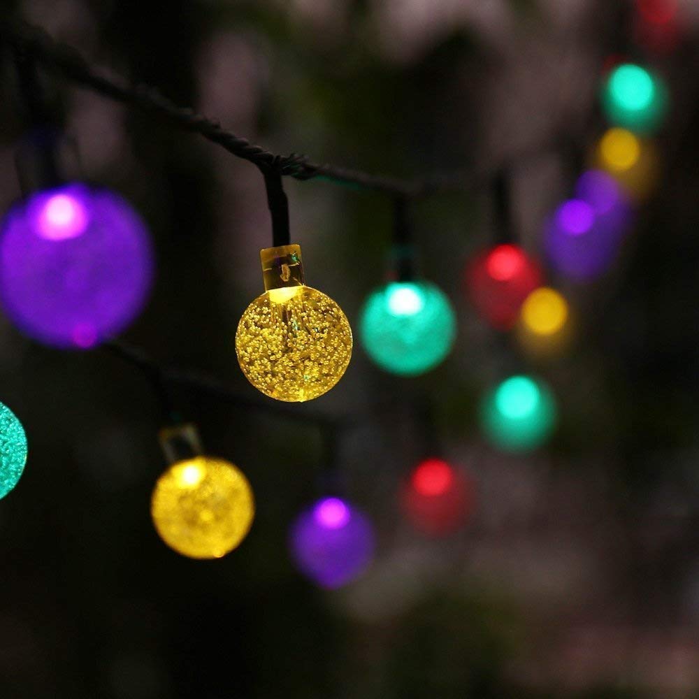 USEBER Solarna Girlanda 50LED 8 Trybów Wodoodporna Na Zewnątrz Wewnątrz — miniatura 7