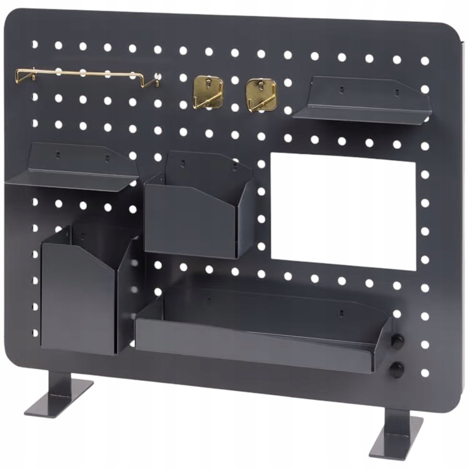 Pegboardová Stěna Na Nářadí Stojící Na Nářadí Do Garáže, Černá