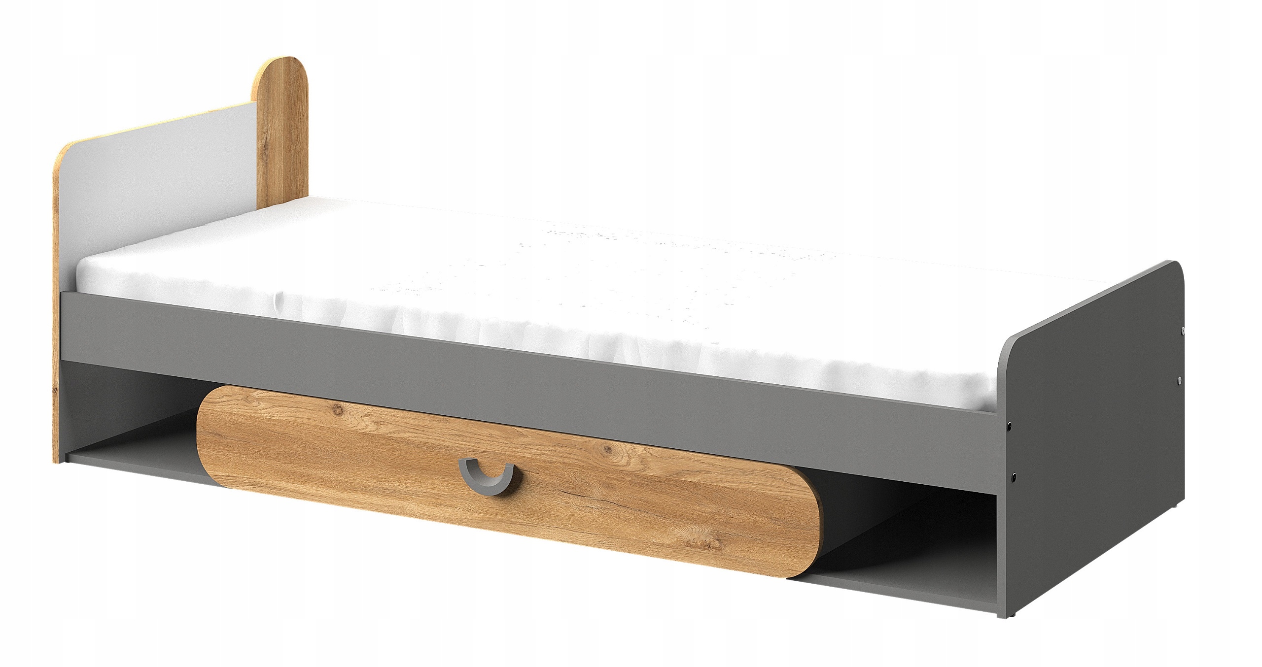 

Łóżko młodzieżowe 80 z materacem pojemnikiem