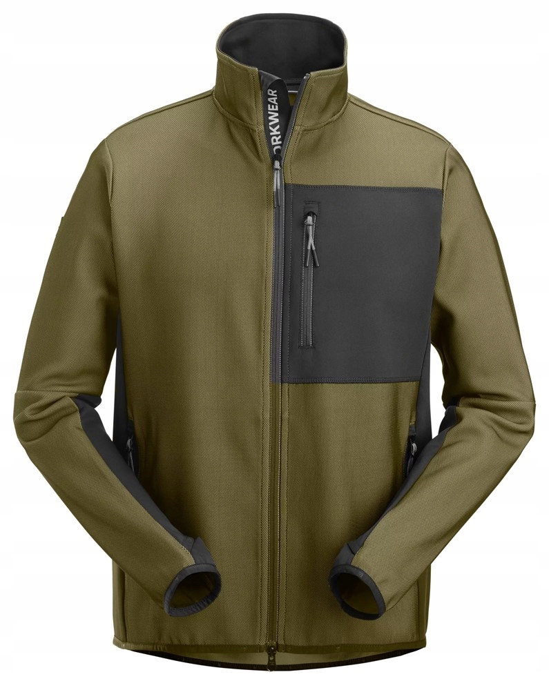 Bluza robocza na suwak FlexiWork 8045 Snickers' L khaki