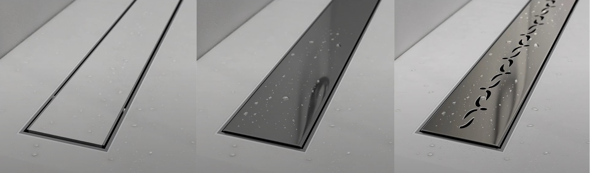 Odpływ liniowy Schedpol Base-Low 90 cm - Plate Średnica odpływu 52 mm