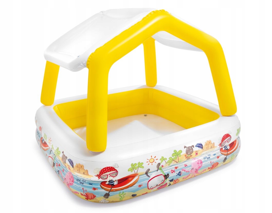 Intex Dětský bazén Oceán se stříškou 157 x 157 x 122 cm