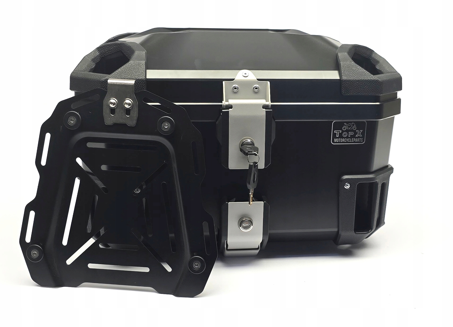 Motocyklový kufr centrální plastový Abs 48L Boston TopX Polstrování Deska
