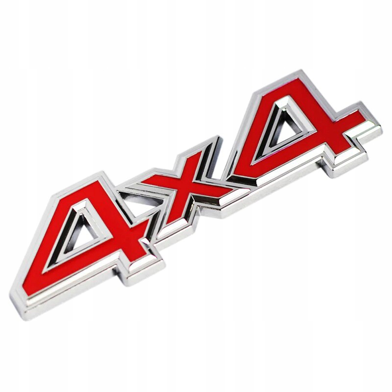 

Emblemat znaczek Napis metalowy 4X4 naklejka Jeep