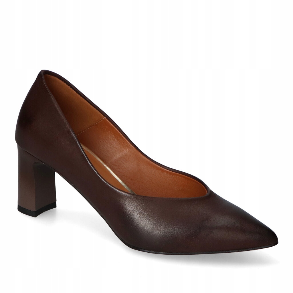 Čokoláda lodičky na podpatku Damiss DS-947, velikost 37