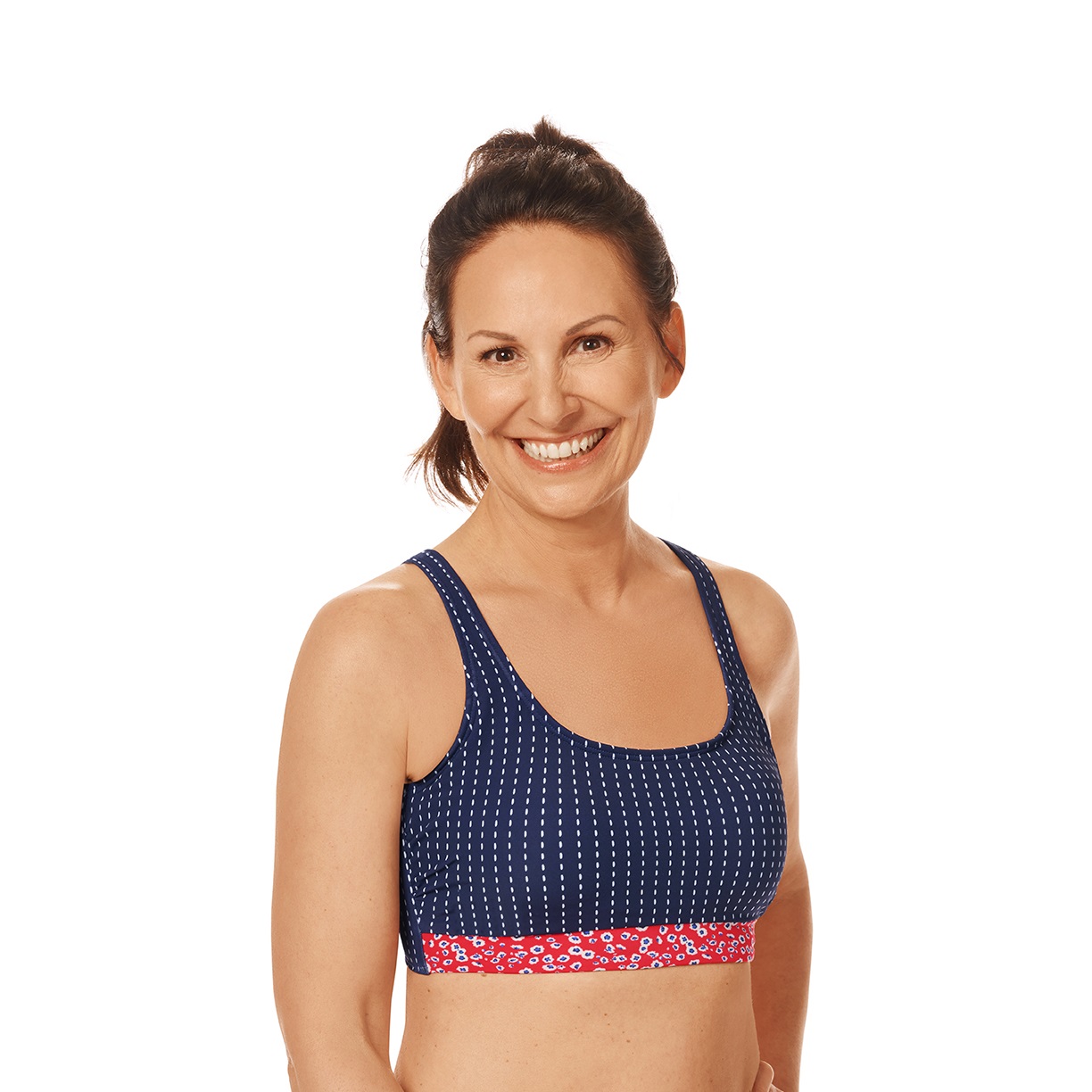 Amoena Koupelový top pro Amazonky 42C Algarve Sb 71703 Navy/multi