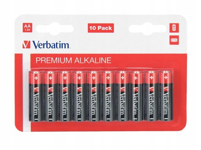 Verbatim Bateria Alkaliczna LR6 (AA)(10szt. bliste