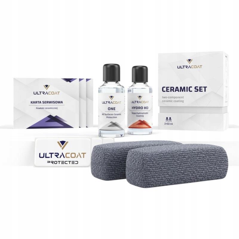 ULTRA COAT Ceramic Set 50ml - dwuskładnikowy zestaw powłok