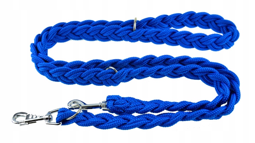 Levně Champion Vodítko pro velkého psa 2.5 m, regulovatelná, pletená, modrá