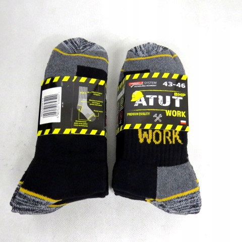 9par KRÓTKIE SKARPETY STOPKI FROTA WORK BHP skarpetki bawełniane 43-46 9x Rozmiar 43-46
