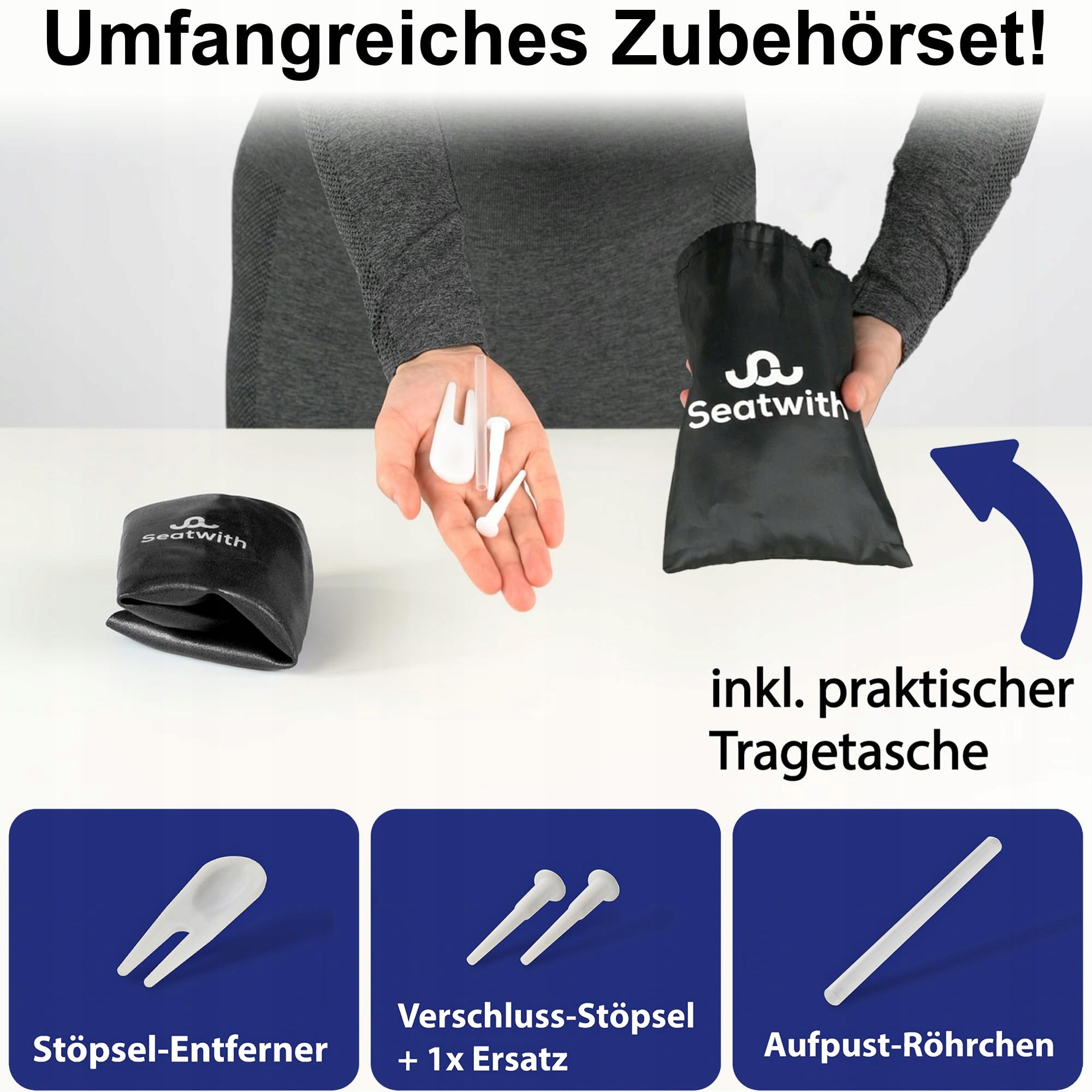SEATWITH Piłka Do Jogi I Pilatesu 23cm Zestaw Z Torbą I E-Bookiem PDF — miniatura 4