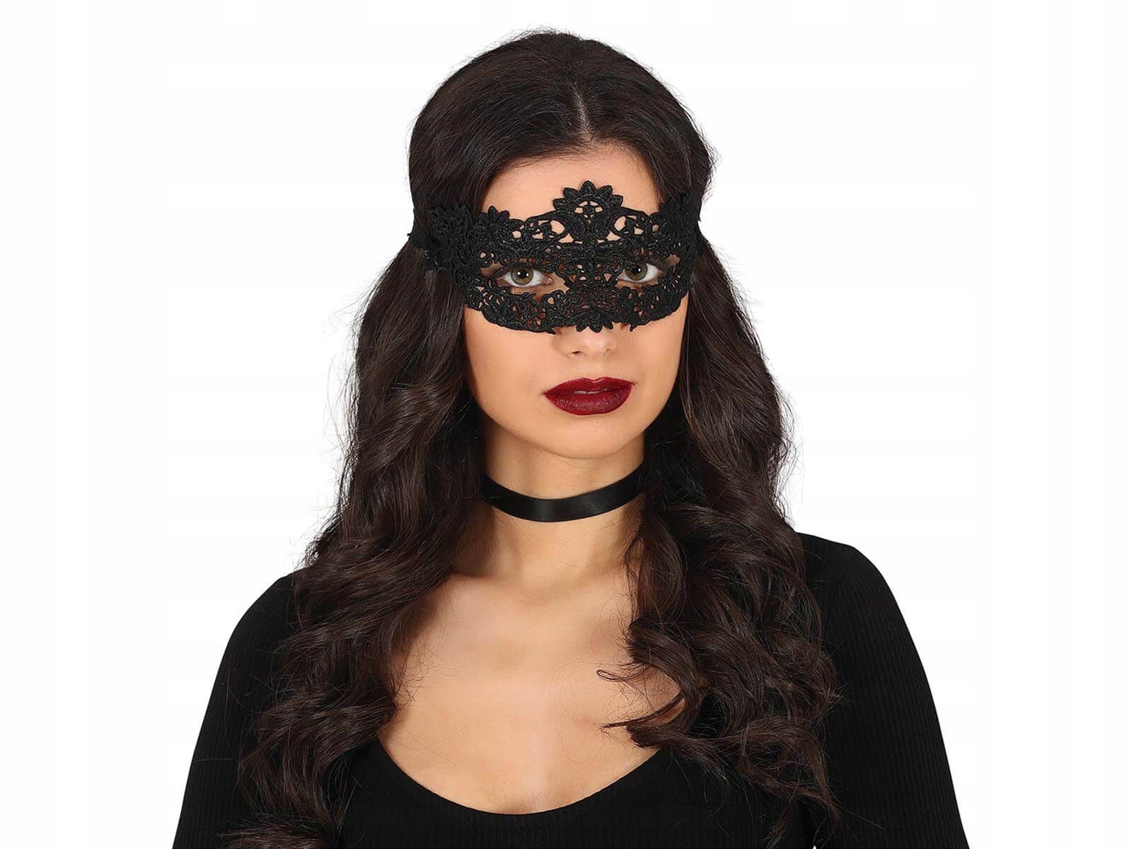 Maska karnawałowa koronkowa Karnawał Sylwester