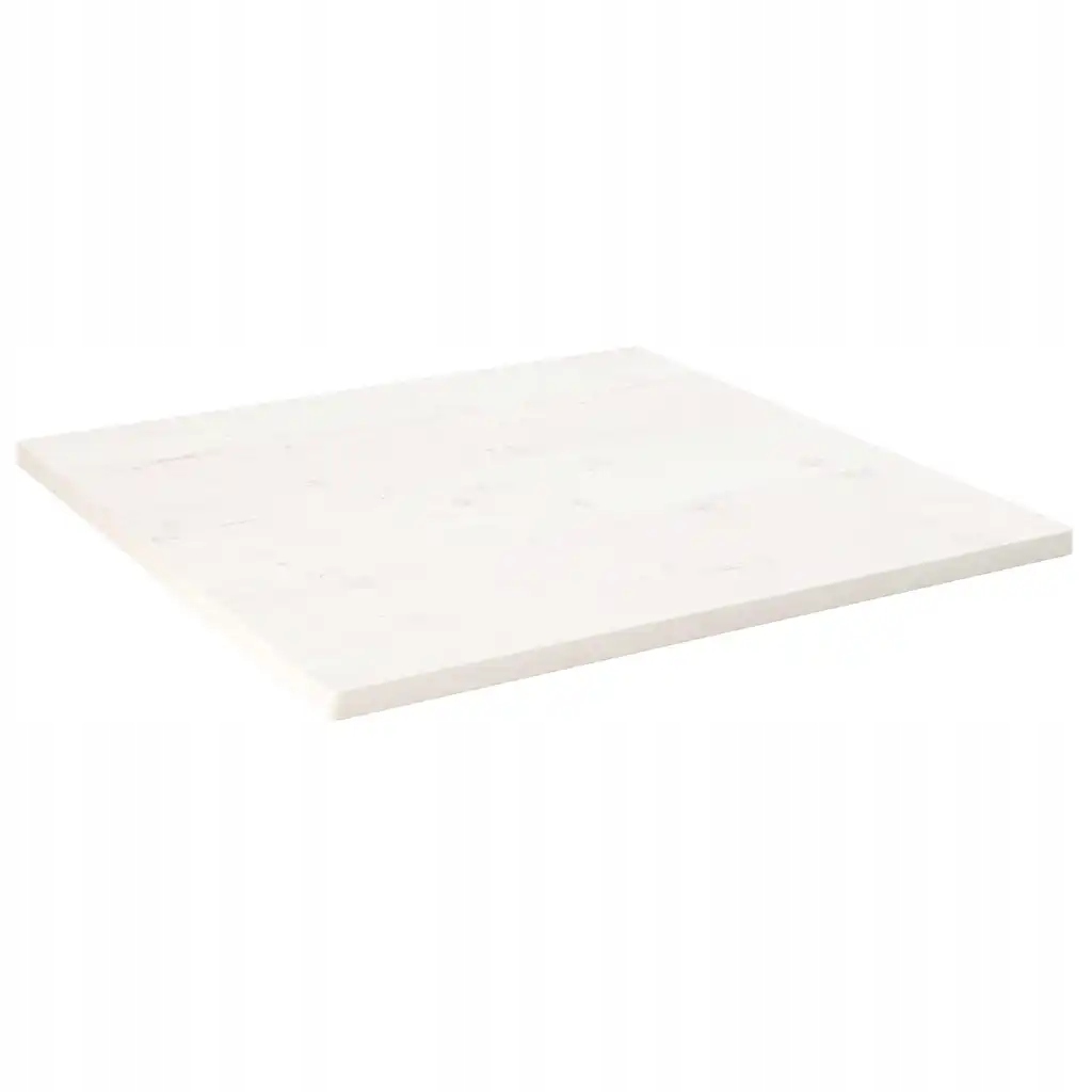 Stolní deska bílá 90x90x2,5 cm masivní borové dřevo čtvercová Bílá 824396