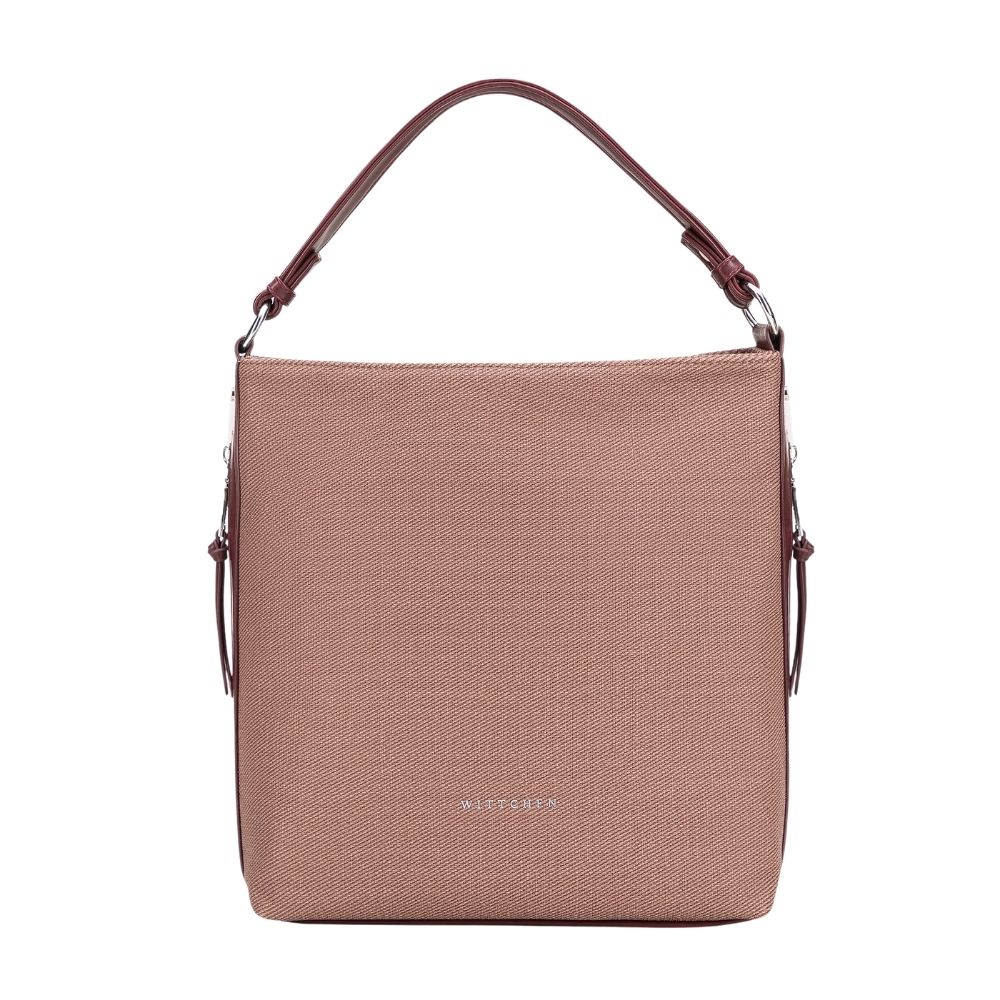 Elegantní dámská kabelka přes rameno Wittchen 101-4Y-715-3 bordó, pohodlná