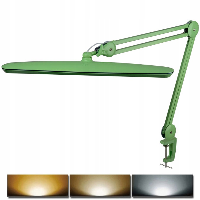 Настольная лампа 182 LED с диммером зеленый