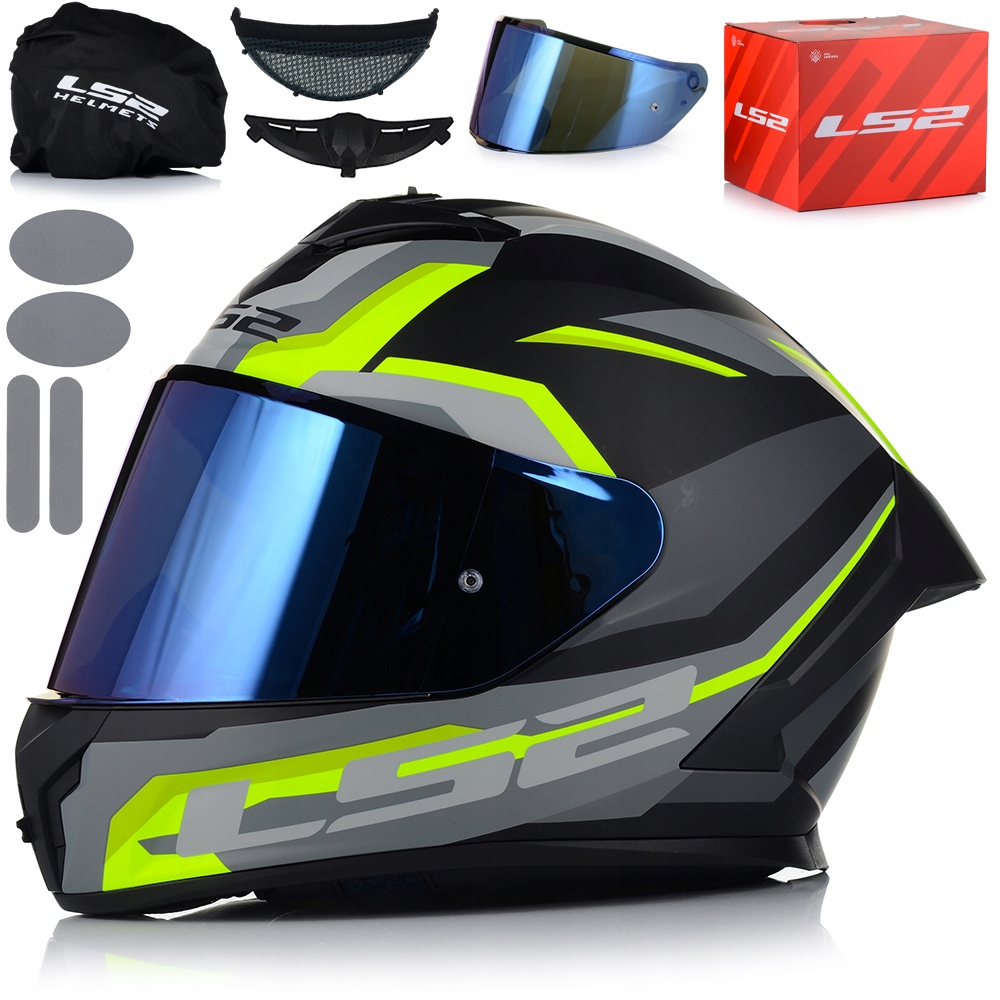 Motocyklová Prilba LS2 FF820 Rapid III System Pinlock Ecer 22.06 2x Sklo
