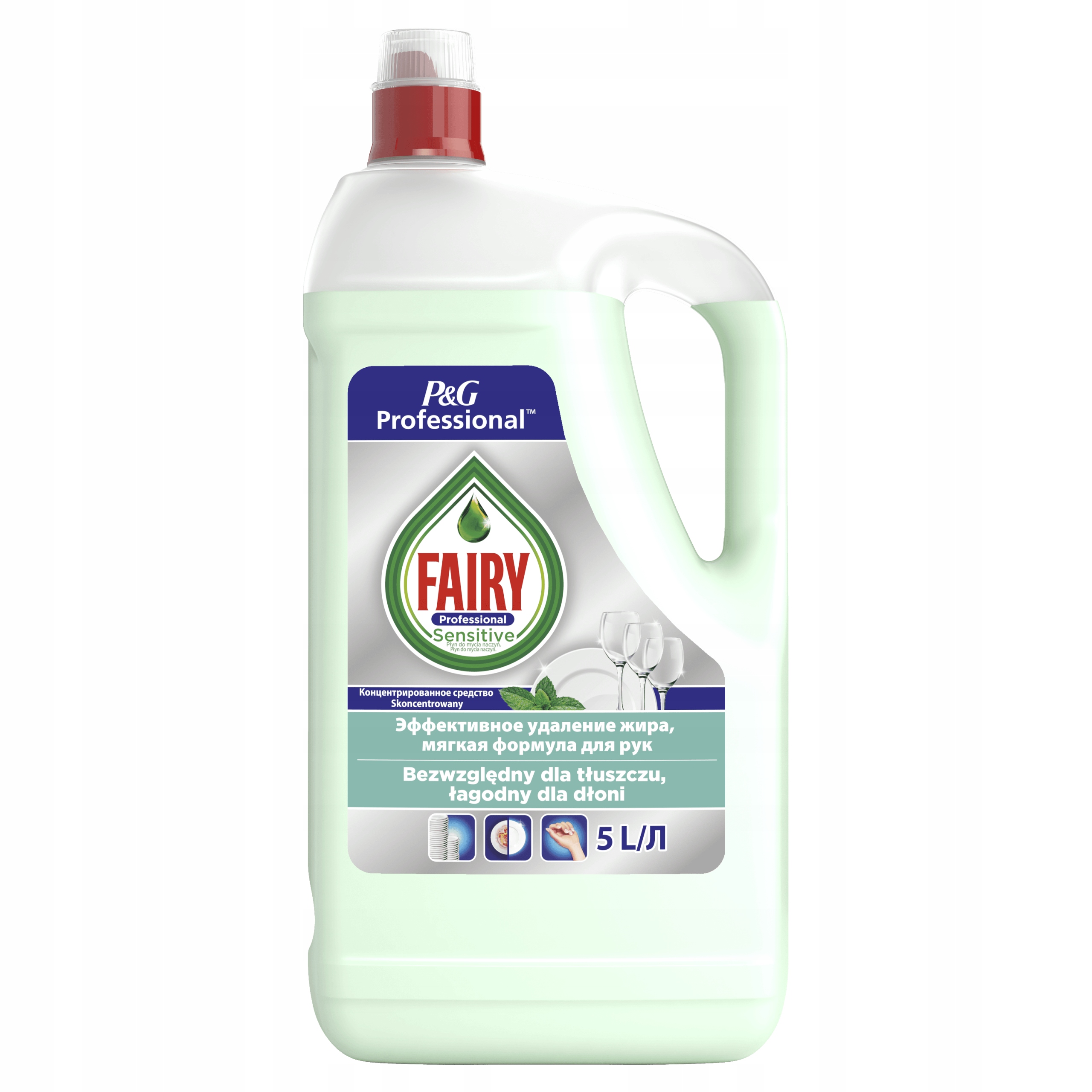 

Fairy Sensitive 5l mięta płyn do mycia naczyń