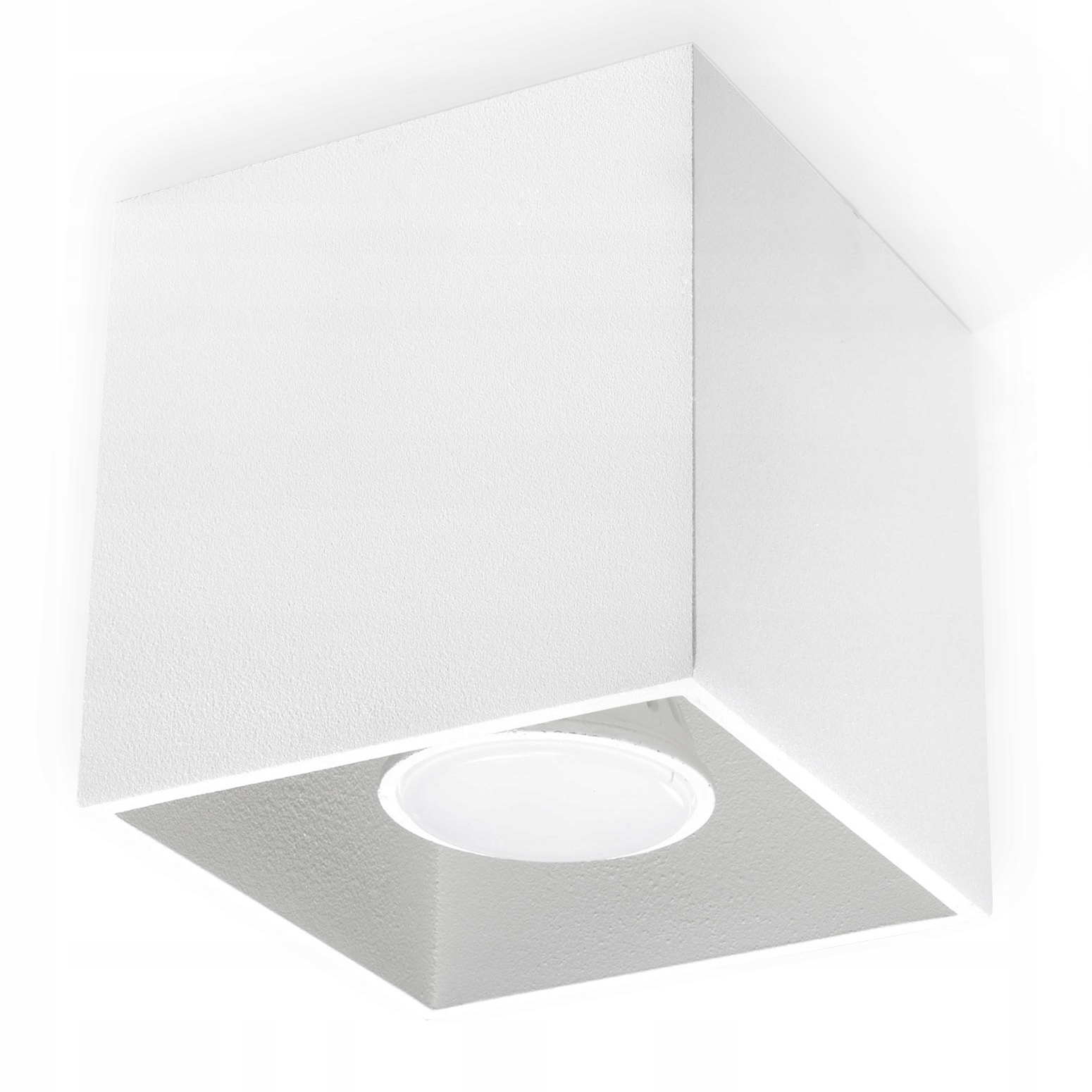 

Lampa Sufitowa Plafon Quad 1 Na Sufit Biały Sollux