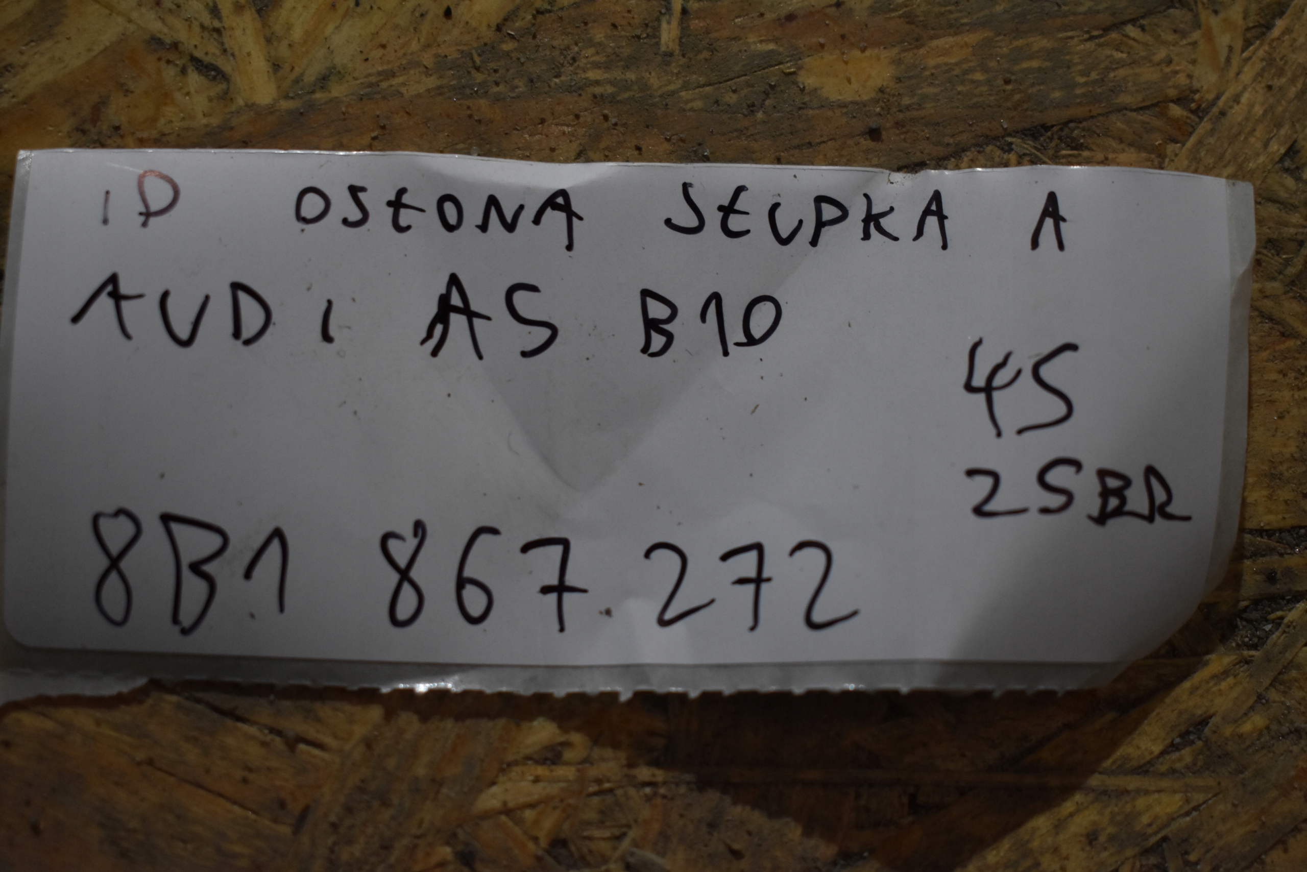 IDEALNA cover SLUPKA A right AUDI A5 B10 1