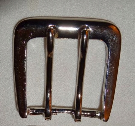 KLAMRA do paska 38mm nikiel połysk