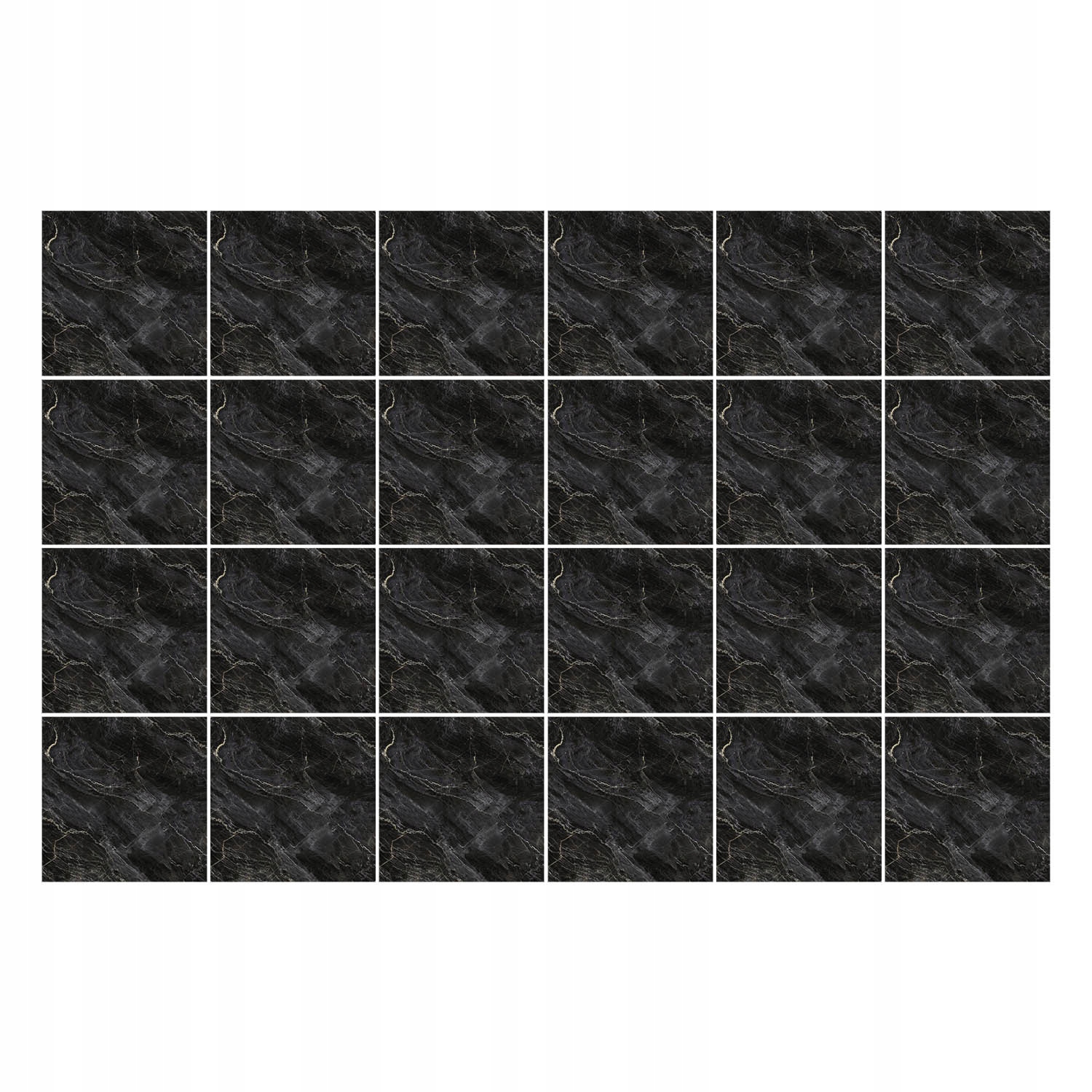 Sada samolepek na dlaždice Abstraktní texturní skvrny 24 ks 20 x 20 cm