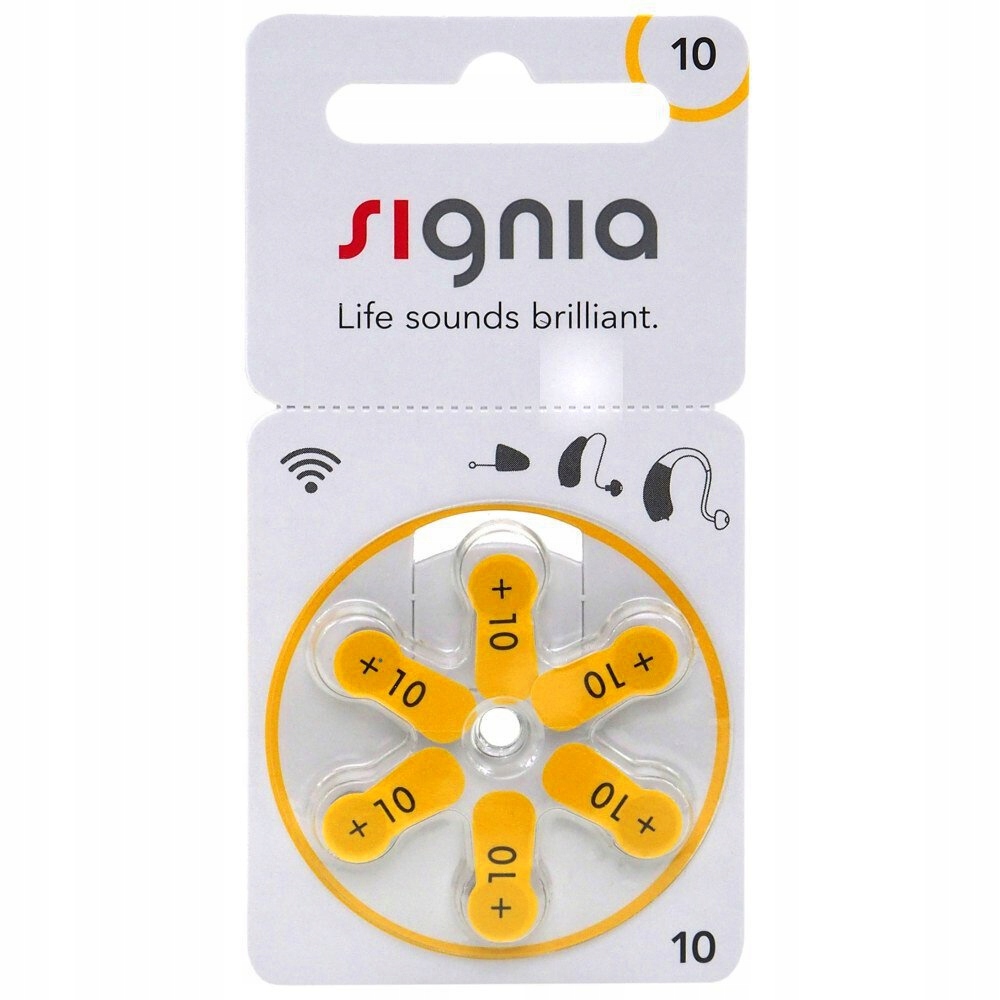 * Baterie aparatów słuchowych Siemens Signia 10 Mf