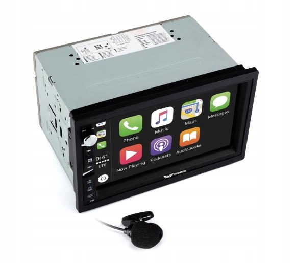 Vordon AC-920 Autorádio 2DIN Android Auto CarPlay Zelená hora