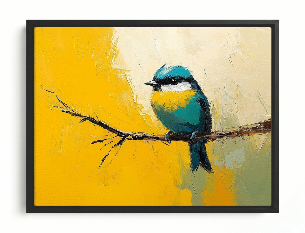Obraz Rám American Box Ptak Sikorka Fauna Príroda Príroda 80x60