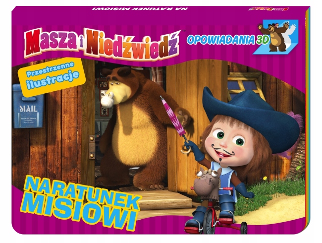 

Masza i Niedźwiedź Opowiadania 3D (rozkładanka) Kd