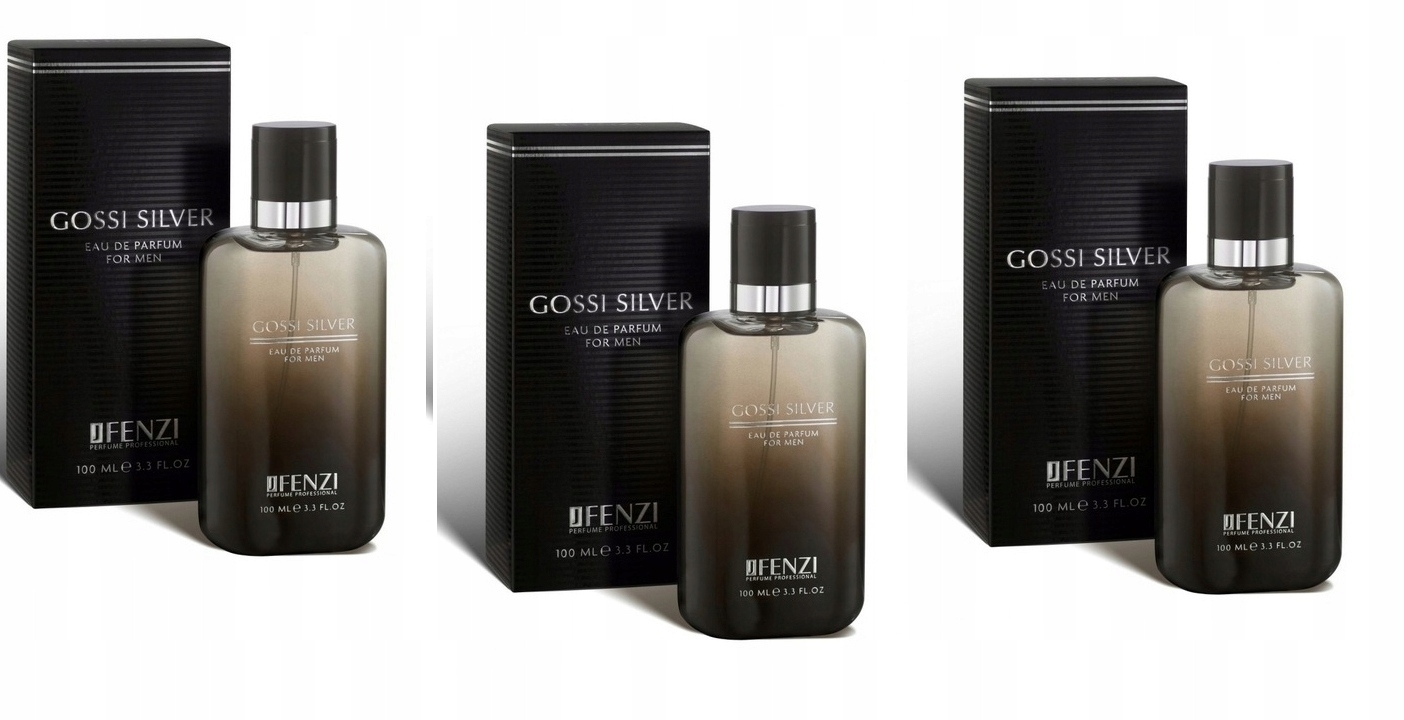 JFenzi Gossi Silver 3x100ml Edp Men