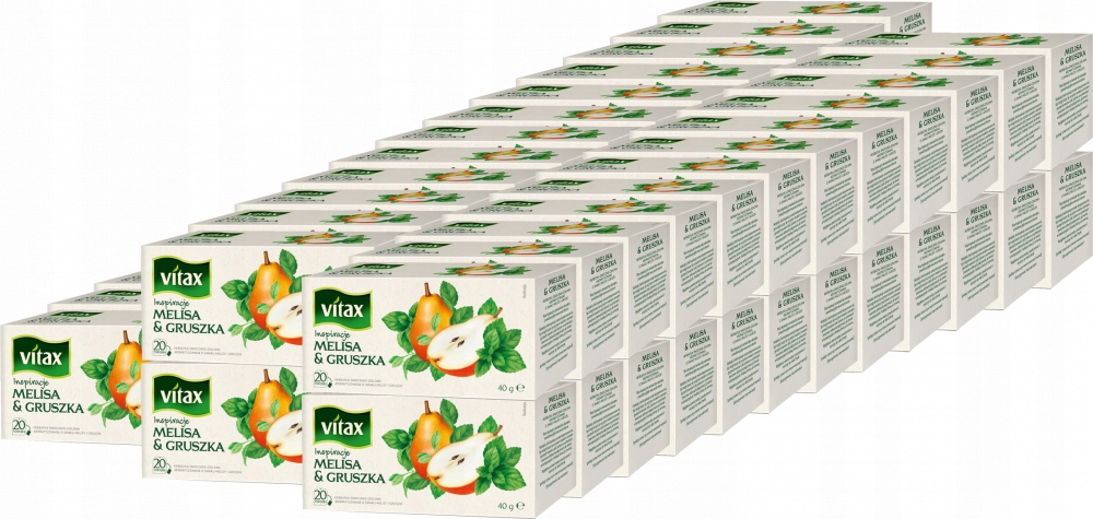 Vitax Melisa Gruszka Herbata 20tb Herbata ekspresowa x60