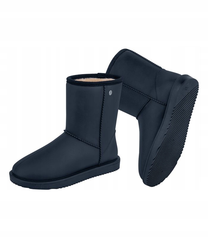 Ocieplane buty/kalosze do stajni/ konie/mróz/błoto Lucky Heart granat 33