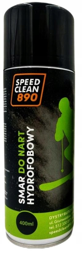 Smar do smarowania nart ślizgów snowboard hydrofobowy 400ml wosk w sprayu