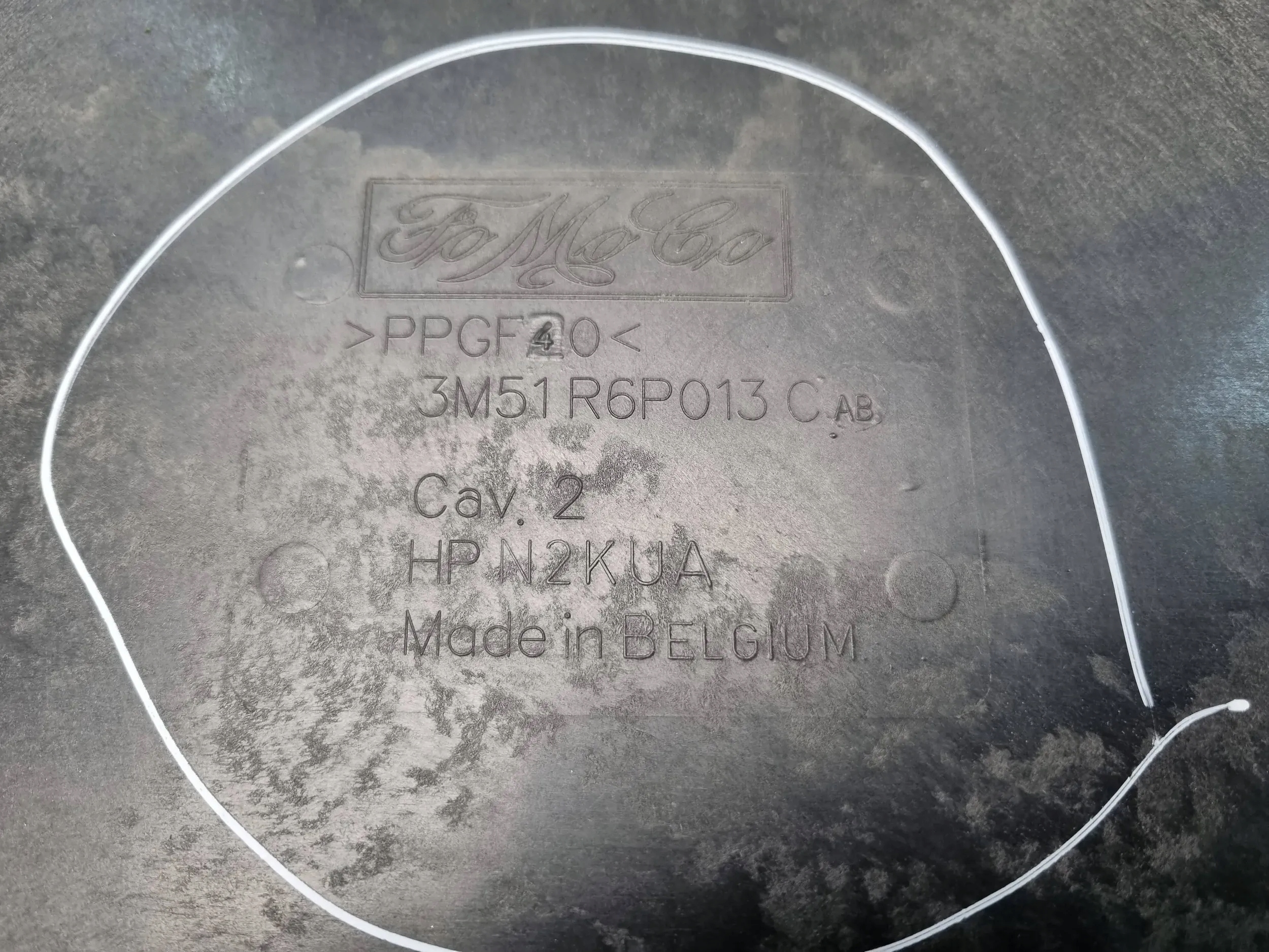 cover below engine 3M51R6P013CAB FORD FOCUS MK2 C MAX MK1