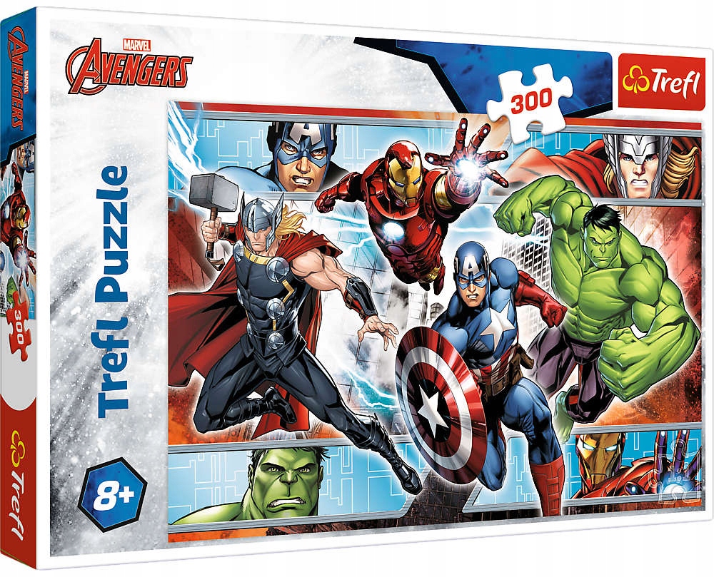 

Trefl Puzzle 300 Elementów Marvel Avengers Hulk