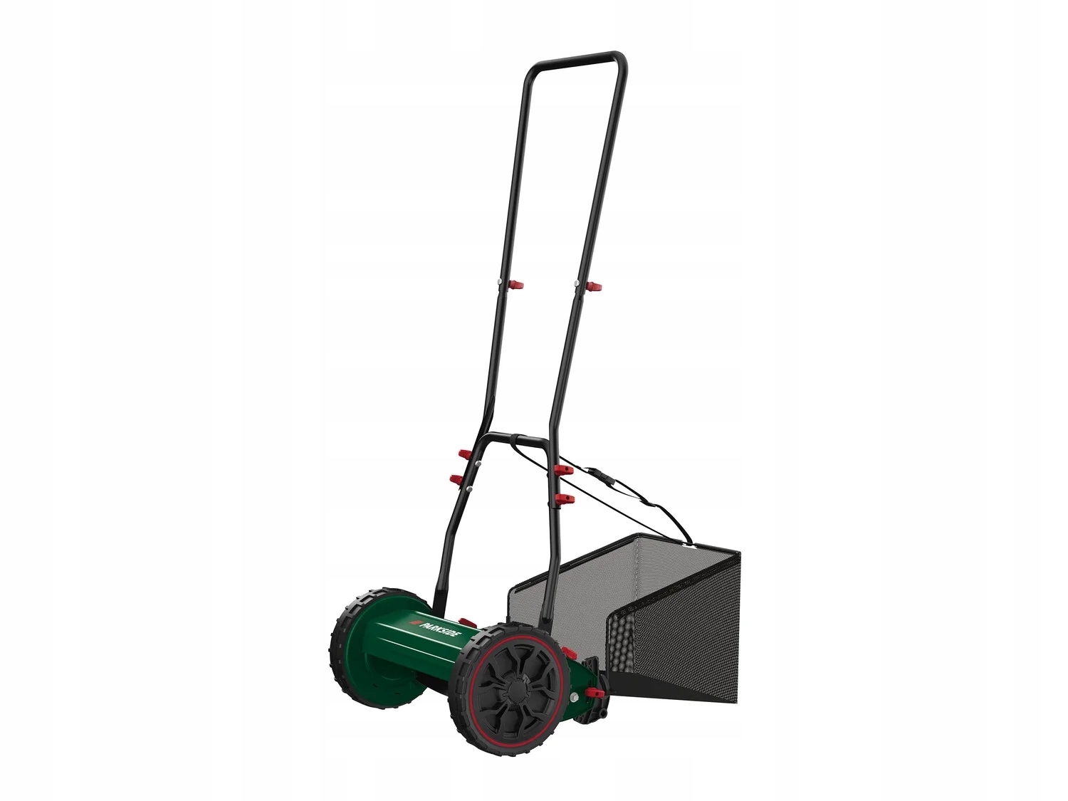 PARKSIDE KOSIARKA RĘCZNA, WRZECIONÓWKA Z KOSZEM 20 L - 30CM