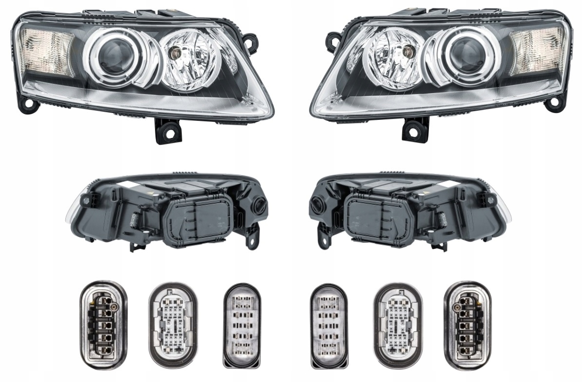 REFLEKTOR LAMPA AUDI A6 C6 04-08 HELLA L+P