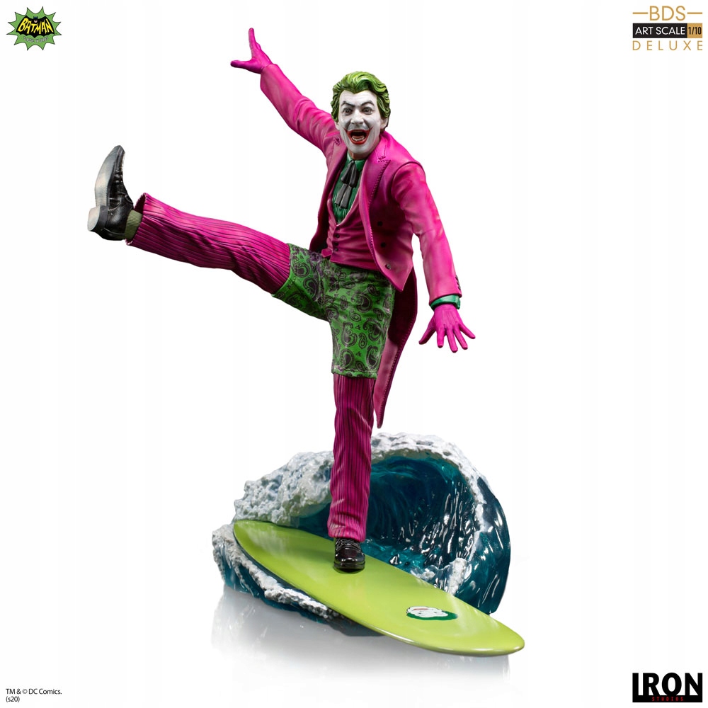 Iron Studios socha Batman 66 The Joker, měřítko 1:10