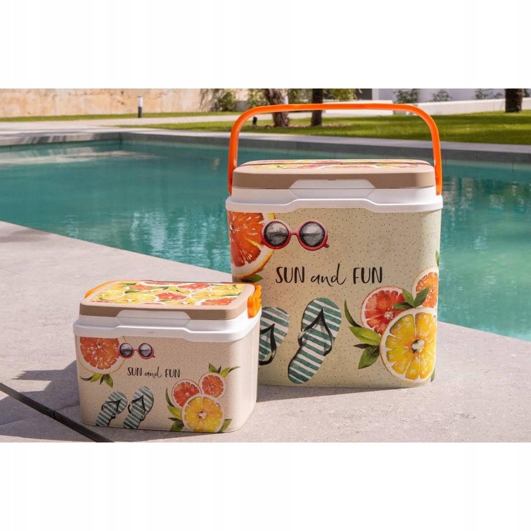 LODÓWKA TURYSTYCZNA PASYWNA 29L POMARAŃCZ Stan opakowania oryginalne