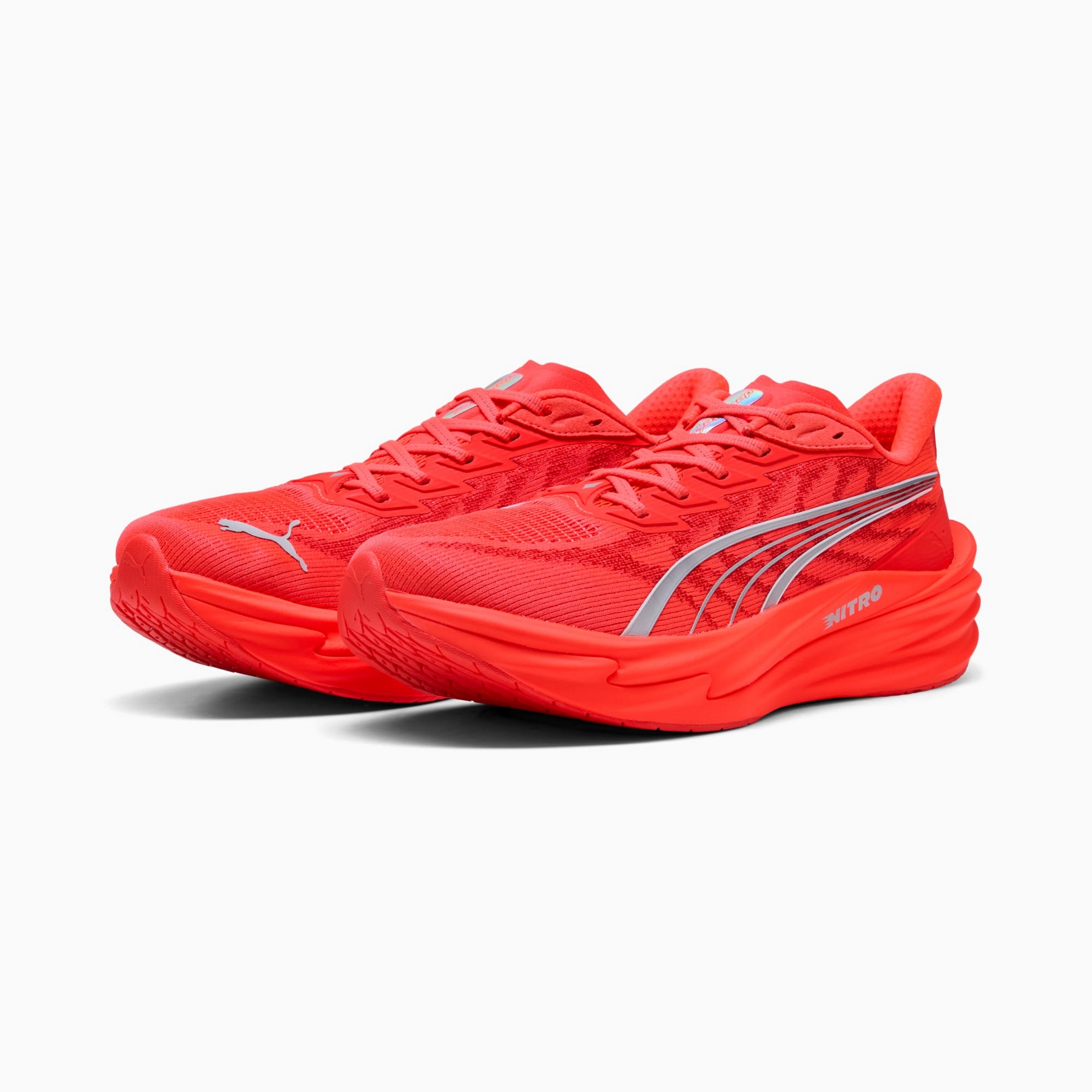 Pánské běžecké boty Puma Deviate Nitro 4 červené 31212319 vel. 46