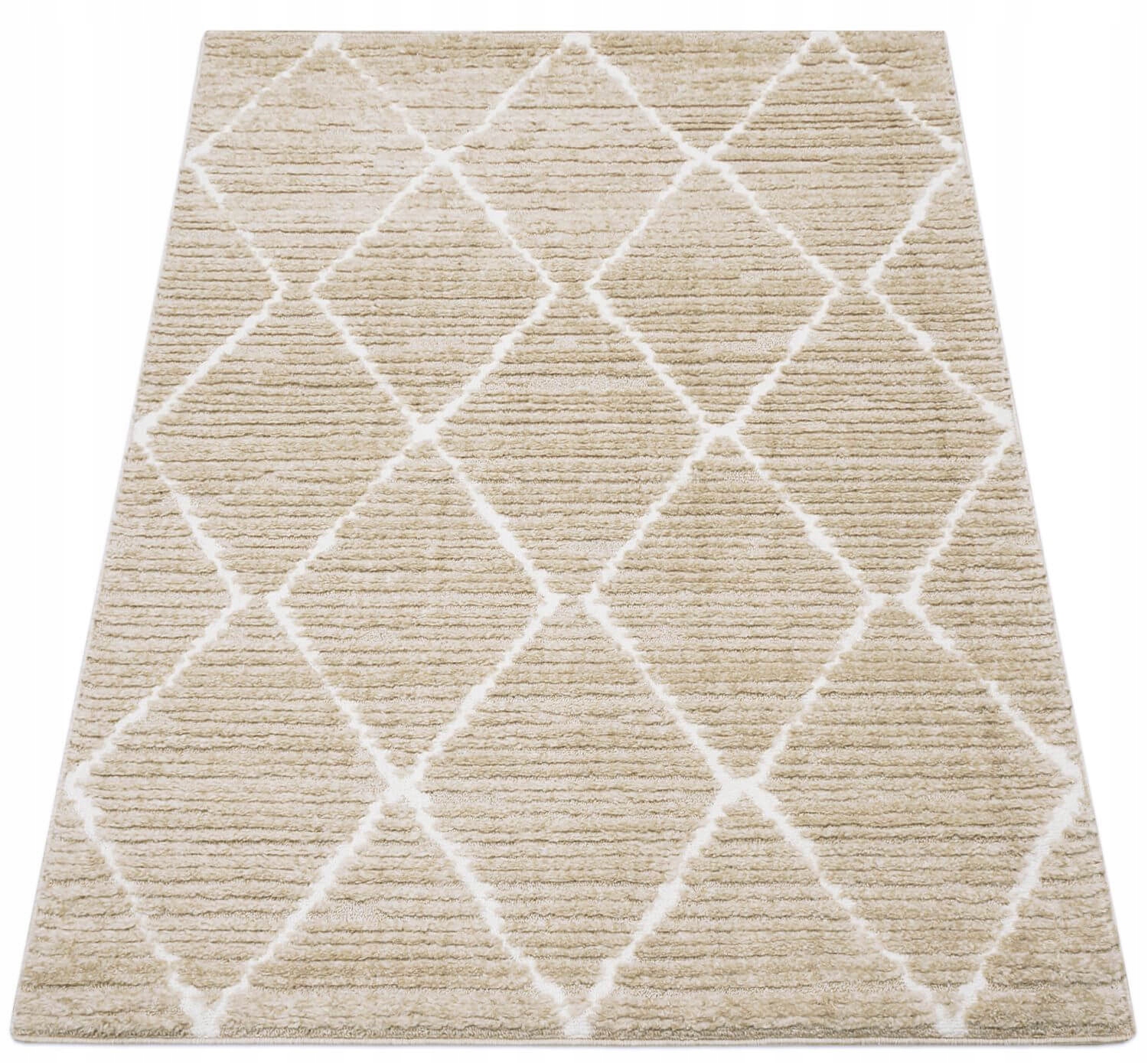 DYWAN MIĘKKI DO SALONU SYPIALNI MODNY DYWANY SHAGGY GRUBY 3D BOHO 60X100