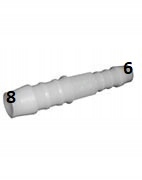 

Łącznik Prosty Pom plastikowy na wąż 8-6 mm Red