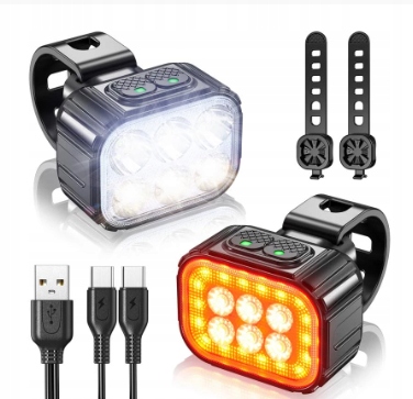 

Lampka Rowerowa x2 Przód Tył Specter Igo 500lm New