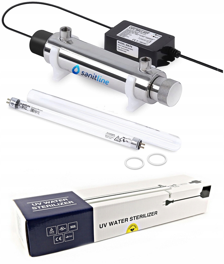 FILTR WODY / STERYLIZATOR UV Lampa UV 6W PHILIPS