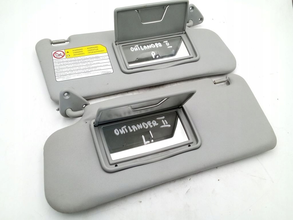 Mitsubishi Outlander II 2 cap cover przeciwsloneczna left right