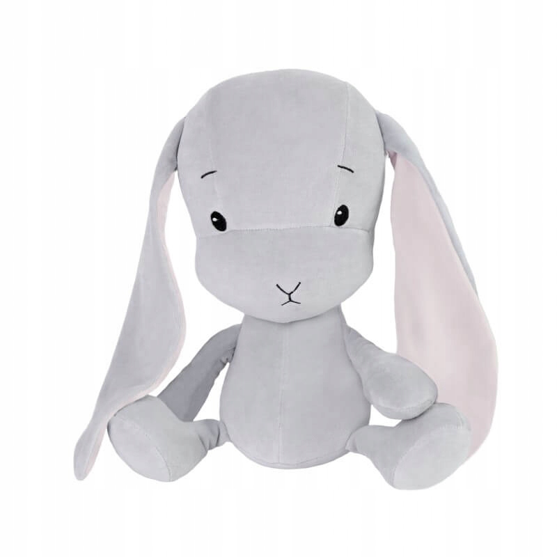

Effiki Królik maskotka S Szary różowe uszy 20 cm